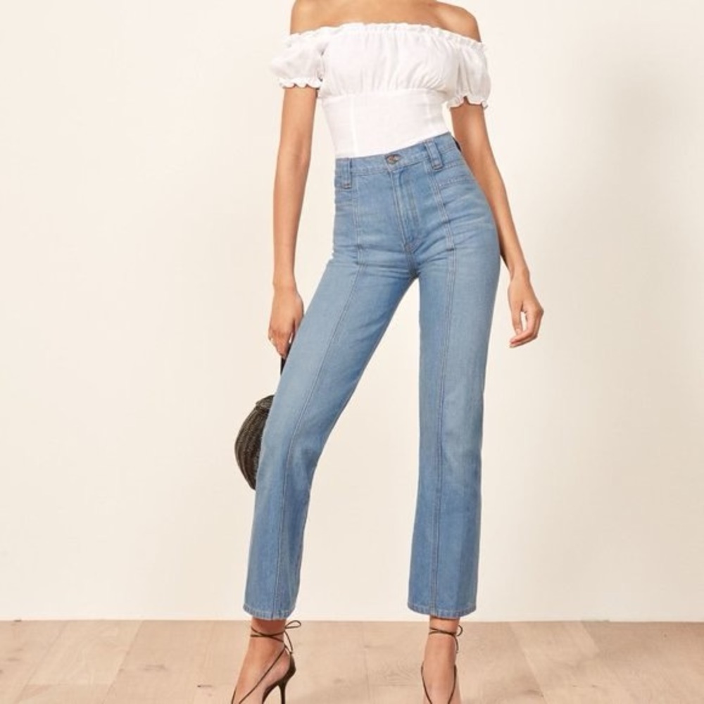 Reformation 70’s Jean Chesapeake Wash